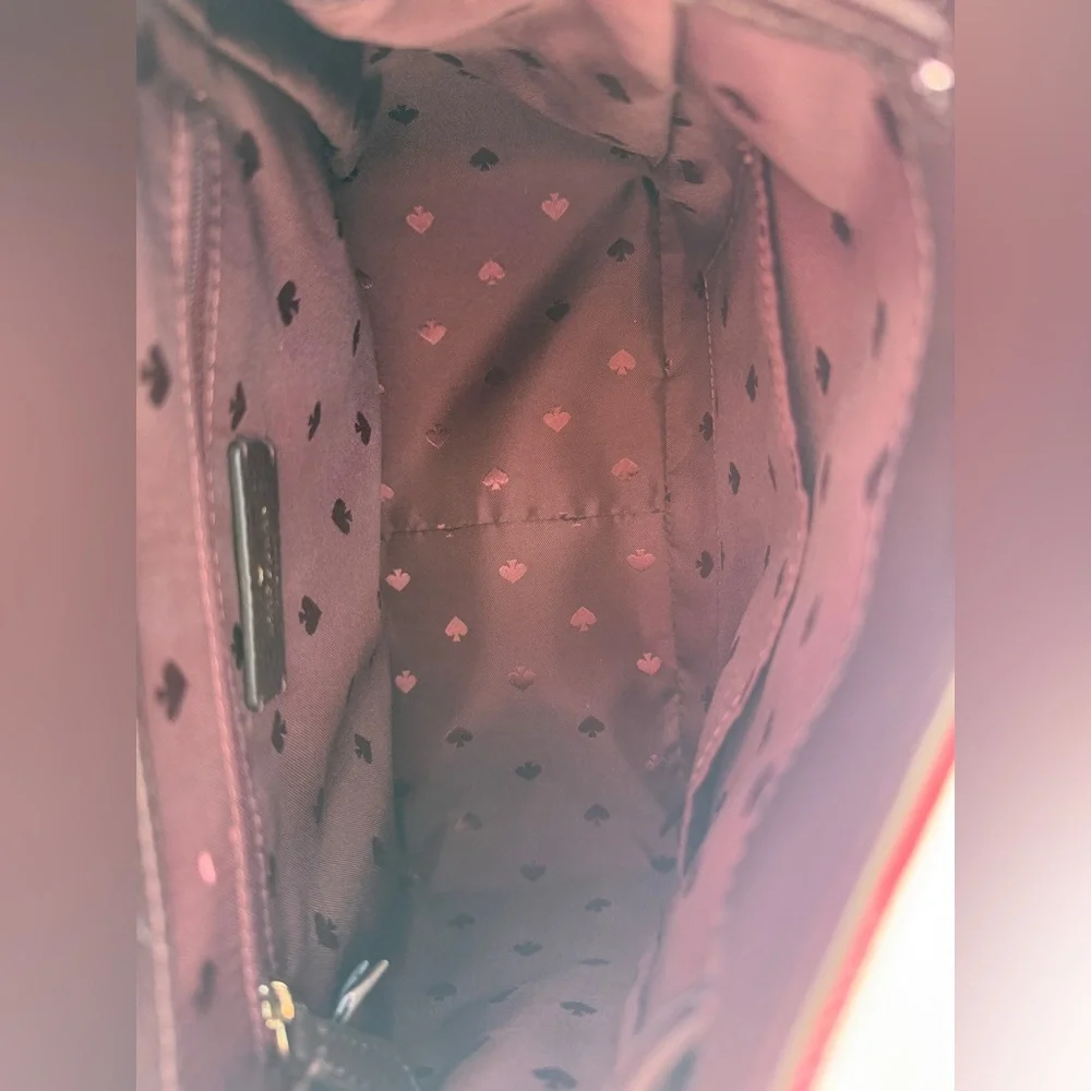 Kate Spade Leila Plaid Medium Flap Backpack - Picture 7 of 10